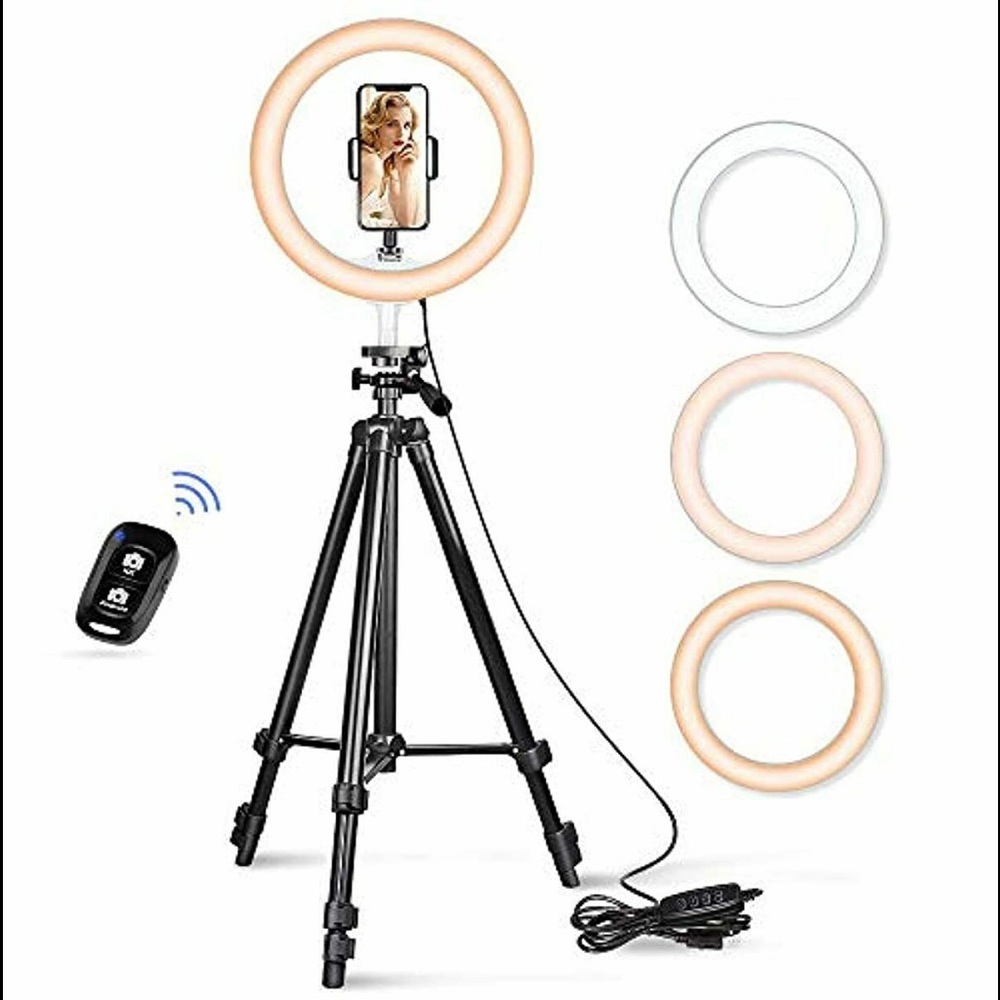 10.2 inch Selfie Ring Light with Tripod Stand